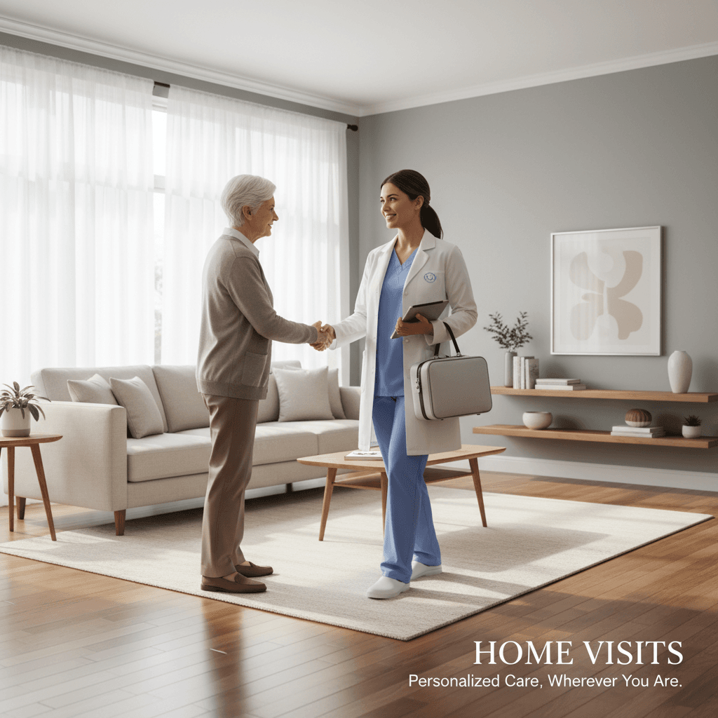 Home visit — care where you are comfortable